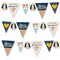 Big Dot of Happiness Happy Grandparents Day - DIY Grandma & Grandpa Party Pennant Garland Decoration - Triangle Banner - 30 Pieces